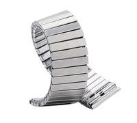 THBGTCNQ Correa De Reloj Elástica De Acero Inoxidable De Metal De 16 Mm, 18 Mm, 20 Mm Y 22 Mm, Universal, Adecuada For Relojes Inteligentes Y Relojes De Cuarzo(Silver,20mm)