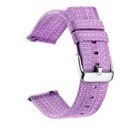 THBGTCNQ Quick Release Watch Strap 18 20 22 24mm Thick Nylon Canvas Watch Strap for Traditional Watches(Violet,18mm)