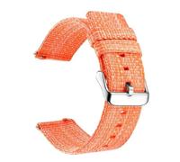 THBGTCNQ Quick Release Watch Strap 18 20 22 24mm Thick Nylon Canvas Watch Strap for Traditional Watches(Orange,22mm)