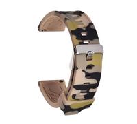 THBGTCNQ Silicone Rubber Watch Strap Men's Sports Universal Bracelet 18mm 20mm 22mm Replacement Watchband Accessories(Brown,24mm)