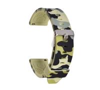 THBGTCNQ Silicone Rubber Watch Strap Men's Sports Universal Bracelet 18mm 20mm 22mm Replacement Watchband Accessories(Light Green,20mm)