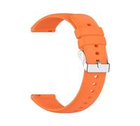THBGTCNQ Silicone Watch Band Quick-release Replacement Watch Strap Universal Wristband(Orange,20mm)