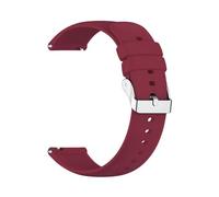 THBGTCNQ Silicone Watch Band Quick-release Replacement Watch Strap Universal Wristband(Wine red,18mm)