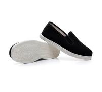 THBGTCNQ Zapatos De Tela De Kung Fu Chino Tradicional For Hombres, Zapatos De Algodón Negro, Zapatillas De Wing Chun Tai Chi, Zapatos De Artes Marciales De Algodón Puro, Zapatos Deportivos(42)