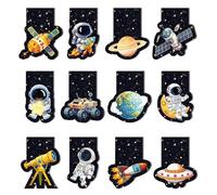 Thboxes 12 Marcapáginas Magnéticos Para Niños Espacio Espacial | Regalos para la Vuelta al Cole Adecuados Regalo de Cumpleaños Infantil 5 6 7 8 9 10 Años