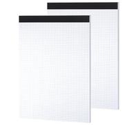 Thboxes Papel gráfico de 17 x 11.6 pulgadas, paquete de 2 unidades de 4 x 4 (4 cuadrados por pulgada), bloc de papel cuadrícula fácil de arrancar, dibujos técnicos de ingeniería, cuaderno de papel