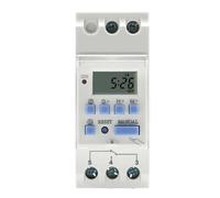 THC 15A 30A tipo Din Rail 2 cables semanal 7 días programable interruptor de tiempo Digital relé temporizador Control AC 12V 24V 48V 220V 230V(30A,1NO1NC 24V AC DC)