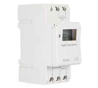 THC Nuevo temporizador programable Interruptor de tiempo Relé digital LCD DIN 30A RAIL AC-DC 12/24/110 / 220V(12V)