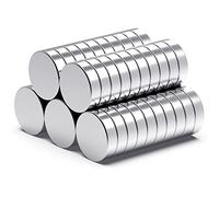 THCMAG imanes de neodimio fuertes, imanes de tierras raras para manualidades, pequeños imanes para pizarras, imanes resistentes, mini imanes, imanes pequeños, imanes redondos, 0.47 x 0.12 pulgadas, 50 unidades