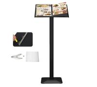 THCTYRP Soporte de menú, soporte para nombres, menús, exterior, pizarra de espera, visualización de menú, soporte para nombres, soporte, cerrado, letrero, herramientas incluidas, fácil de montar