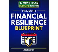 The 12 Month Financial Resilience Blueprint: How Working Families Can Prepare for Inflation, Job Loss, and Bank Shocks with Simple $50, $200, and $500/Month Action Plans.