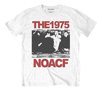 The 1975 T Shirt Noacf Band Logo Nuevo Oficial De Los Hombres Blanco Size L