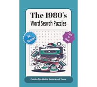 The 1980's Wordsearch Puzzles: Wordsearch Puzzles with Easy to Read Print about the 1980s Fashion, Movies, Icons and more | 6X9 inches, 160 pages | ... gift for Vacations, Holidays and Relaxation