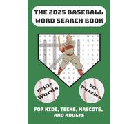 The 2025 Baseball Word Search Book: Baseball Themed Word Search Puzzles | 6x9 Inches, 150 Pages | Great for Any Sports Fan.