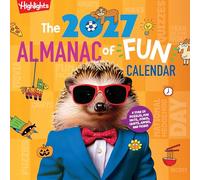 The 2027 Almanac of Fun Calendar: A Year of Puzzles, Fun Facts, Jokes, Crafts, Games, and Stickers! (Highlights Almanac of Fun)