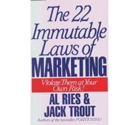The 22 Immutable Laws of Marketing: Violate Them at Your Own Risk by Ries, Al, Trout, Jack (1993) Hardcover
