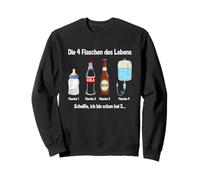 The 4 Bottles of Life Funny Party Sauf Alcohol Sudadera
