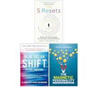 The 5 Resets, Blue Ocean Shift & The Magnetic Personality 3 Books Collection Set