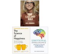 The 5 Second Rule, The Science of Happiness & Emotional Intelligence 3 Books Collection Set