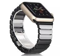 The 5 Shop Correa compatible con Apple Watch Series 8 7 6 5 4 Bandas de cerámica unisex Cierre de mariposa Banda de reloj de cerámica de lujo 38 40 41 42 44 45 mm 42/44/45 mm