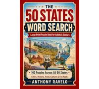 The 50 States Word Search: Large Print Puzzle Book for Adults & Seniors
