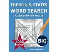 THE 50 U.S. STATES WORD SEARCH: Puzzle Book for Adults