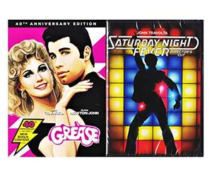 The 50's - 70's Rockin' to Disco with John Travolta Saturday Fever Dance Night & Grease Musical Double Bundle Feature Set