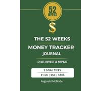 The 52 Week Money Tracker Journal: A Weekly Savings Tracker To Build Financial Discipline