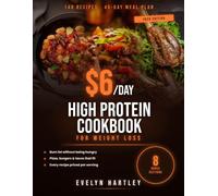 The $6/Day High Protein Cookbook for Weight Loss: 140 Easy Low Carb Recipes + 45-Day Meal Plan to Burn Fat Naturally, Boost Metabolism, Feel Full All Day & Eat Healthy Without Breaking the Bank