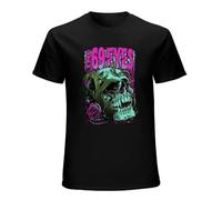 The 69 Eyes Classic Music T-Shirt Cotton Men Summer Fashion Black Tee, Negro , L