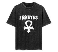 The 69 Eyes Rock Band Gothic Hard Metal Glam Music Men's T-Shirt Graphic Unisex Black Top Shirt L