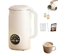 The 8-In-1 Multifunction Nut Milk Maker, Upgraded Multifunctional Soymilk Maker, Large Capacity, One-Button Self-Cleaning, Household fully automatic small, for Nut Milk, Oat Milk, Soy Milk (A)