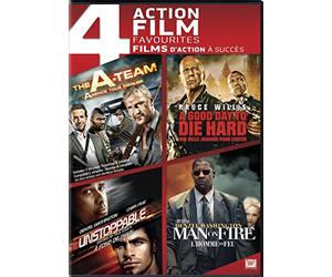 The A-Team / A Good Day to Die Hard / Unstoppable / Man on Fire (4 Action Feature Film)
