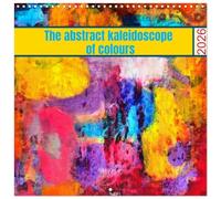 The Abstract kaleidoscope of colours (Wall Calendar 2026 12" x 24" / 30 x 60 cm (abierto) CALVENDO 12 Month Wall Calendar