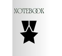 The Achiever's Professional Notebook: Classic Lined Journal for Success: 100 Pages of College Ruled Paper, 6x9 Inch - Elegant Grey and Green Star Design for Office and Study