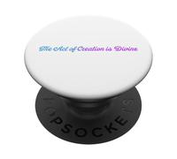 The Act of Creation is Divine PopSockets PopGrip Adhesivo