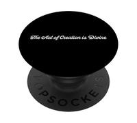 The Act of Creation is Divine PopSockets PopGrip Adhesivo