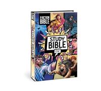 The Action Bible Study Bible ESV, Hardcover, Full Color: English Standard Version, Study Bible, Full-Color Comic Book-Style Images, Reflections on how ... to Tough Questions about the Faith, Has Maps