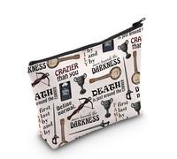 The AD Family Broadway - Bolsa de maquillaje con cremallera para teatro musical, regalo para actor y actriz, Bolsa Crazier