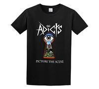 The Adicts Picture The Scene The Adicts Unisex 100% Cotton Short-Sleeve T-Shirts Black M