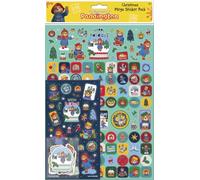 The Adventures of Paddington Christmas Mega Sticker Pack | Tres tipos de calcomanías (alrededor de 150 en total) | Reutilizables en superficies no porosas