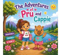 The Adventures of Pru and Cappie: A Cute Capybara Adventure Coloring Book for Kids