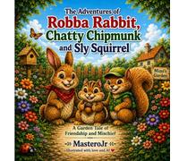 The Adventures of Robba Rabbit, Chatty Chipmunk, and Sly Squirrel: A Garden Tale of Friendship and Mischief (MasteroJr Adventures Stories • Facts • Activities)
