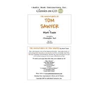 The Adventures of Tom Sawyer, (Classic Books on CDs) [UNABRIDGED] by Mark Twain (2007-10-31)