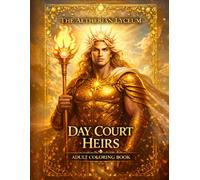 The Aetherian Lyceum Day Court Heirs by Dionisius: A Dark Fantasy Romantasy Coloring Book for Adults featuring 44 illustrations