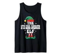 The After School Coordinator Elf Funny Christmas Matching Camiseta sin Mangas