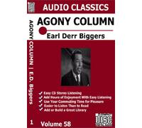 The Agony Column 3 Cd Unabridged Audio Set - Earl Derr Biggers