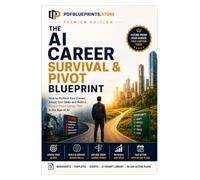 The AI Career Survival & Pivot Blueprint: How to Protect Your Career, Adapt Your Skills and Build a Future-Proof Career Plan in the Age of AI