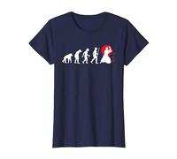 The Aikido Evolution - Aikido Artes Marciales japonesas Camiseta, Mujer, Azul Marino, L