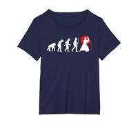The Aikido Evolution - Aikido Artes Marciales japonesas Camiseta, Mujer Tallas Grandes, Azul Marino, 3XL Grande